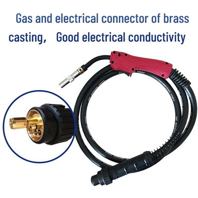 Europese model 350A Gaslassen Torch Kit CO2 Gas Beschermd Lassen met Duurzame Kabel