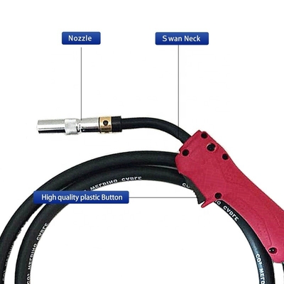 Europese model 350A Gaslassen Torch Kit CO2 Gas Beschermd Lassen met Duurzame Kabel