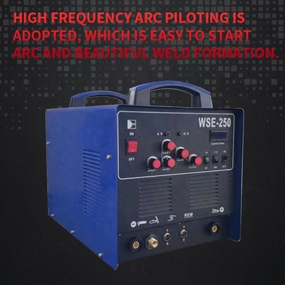 220V nominale invoeromvormer AC DC TIG-lassen WSE250 met motor voor luchtkoeling