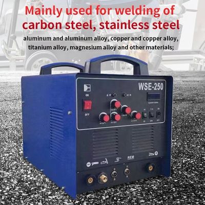 AC DC TIG-sweismachine WSE-250 voor roestvrij staal koper magnesium legering aluminium brons
