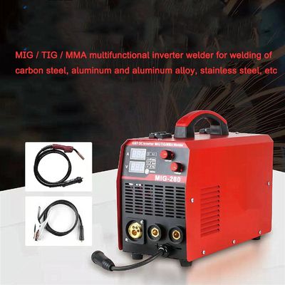 MIG280 ARC Lasers Mig Lasmachine multifunctie IGBT 4in1 INVERTER 50/60HZ IP21S