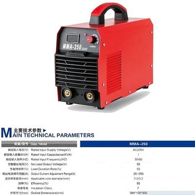 DC motor 25 Mini draagbare boog lassen machine 250amp IGBT Inverter boog lassen
