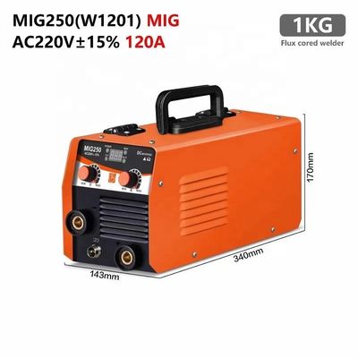 120A Flux Cored Wire Mini Inverter Geen gas Zelfschild MIG Lasmachine MIG 200