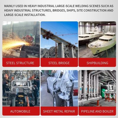 Alle koperen bandverbinding Dual Module Mig Lasmachine NBC-500ZT voor industriële