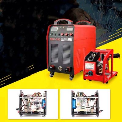 Gemakkelijk te bedienen dubbele module industriële MIG/MMA-sweismachine 350 Amp Gas Mig-sweismachine NBC-350