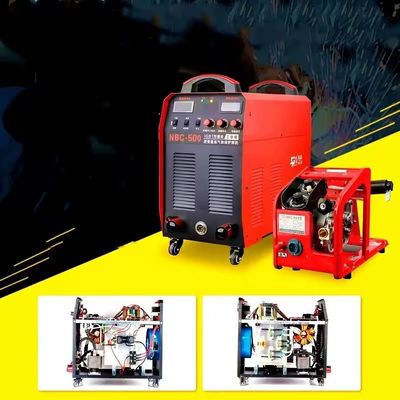 50 kg zware 380V MIG/MMA tweeledige lasser NBC-500 WeldMaster met draadvoeder