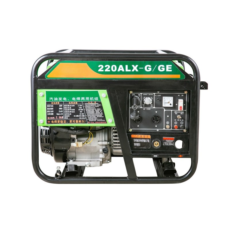 Draagbare benzine Gen-Welder GasPower WeldPro 250 met 15% werkcyclus en concurrerend